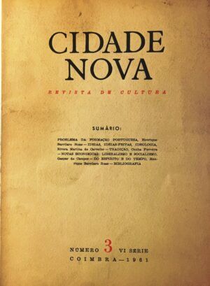 AMADO, Carlos, dir. - Cidade Nova. Revista de cultura. nº3, VI serie, 1961