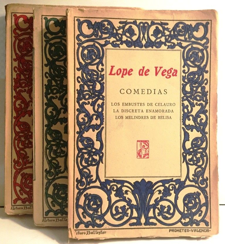 LOPE DE VEGA Comedias 3 Tomos Il Tuffatore Books LOPE DE VEGA Comedias 3 Tomos Il Tuffatore Books