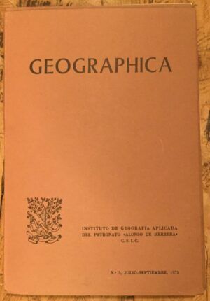 CASAS TORRES, José Manuel, dir. - Geographica, nº3, julio-septiembre 1973