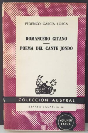 GARCÍA LORCA, Federico - Romancero gitano. Poema del cante jondo