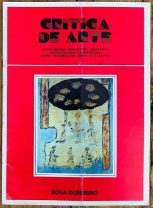 BUERGO, José Luis, dir.  - Crítica de arte. Revista mensual independiente. Año XIII, nº78, noviembre 1992