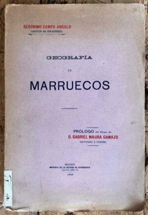 CAMPO ANGULO, Gerónimo - Geografía de Marruecos