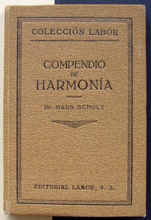 SCHOLZ, Hans - Compendio de harmonía