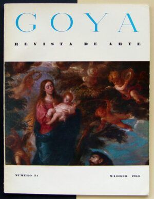 CAMÓN AZNAR, José (Dir.) - Goya. Revista de Arte. Nº71