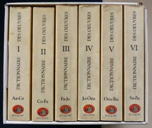 LAFFONT-BOMPIANI - Dictionnaire des oeuvres de tous les temps et de tous les pays.