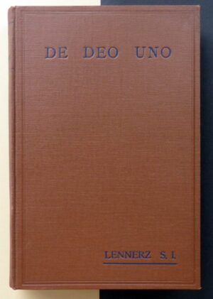 LENNERZ S.I., H. - DE DEO UNO.