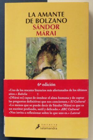 MÁRAI, Sándor - La amante de Bolzano.