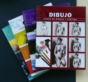 VV.AA. - Curso de Dibujo y Pintura. 4 volúmenes (Dibujo, Óleo, Color y Pastel).