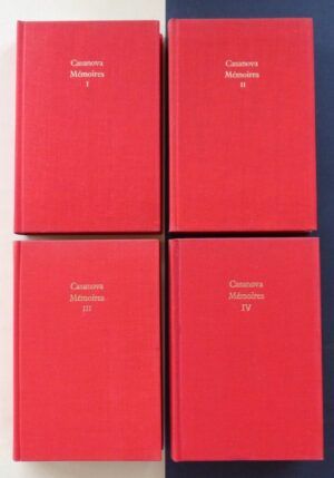 CASANOVA - Mémoires. 4 tomos.