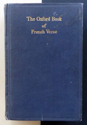 VV.AA. - The Oxford Book of French Verse.