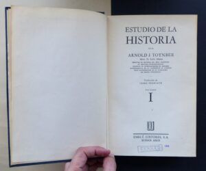 TOYNBEE, Arnold - Estudio de la historia. Tomos de I a XIII.
