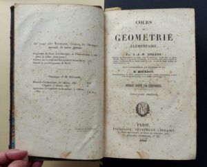 VINCENT, A. J. H. - Cours de Géométrie élémentaire.