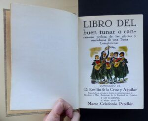 CRUZ, Emilio de la - Libro del buen tunar.