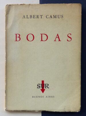 CAMUS, Albert - Bodas.