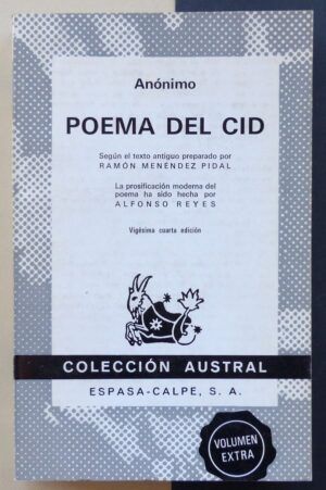 Anónimo - Poema del Cid.