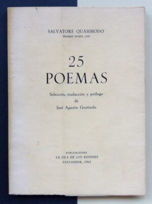 QUASIMODO, Salvatore - 25 Poemas.