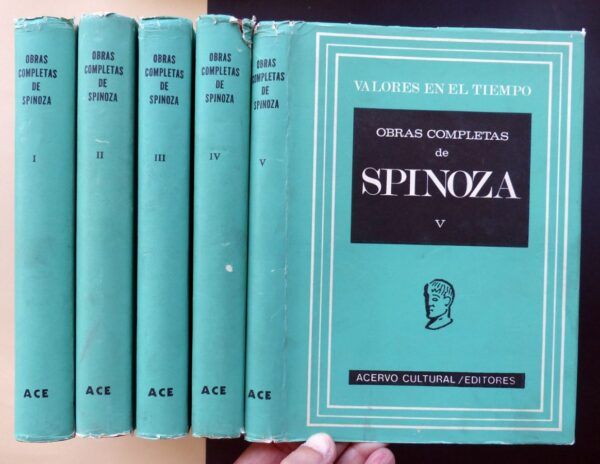 SPINOZA, Benedicto de - Obras completas de Spinoza. 5 Tomos. » Il ...