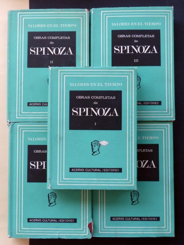 SPINOZA, Benedicto de - Obras completas de Spinoza. 5 Tomos. » Il ...