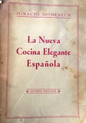 Doménech, Ignacio - La nueva cocina elegante española.