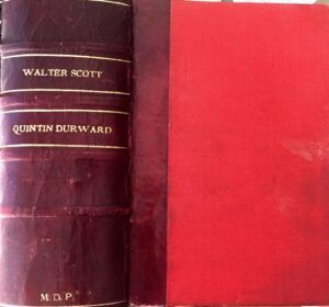 SCOTT, Walter - Quintin Durward.