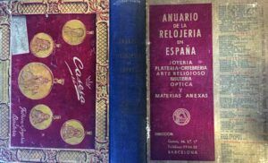 F. B. - Anuario de la Relojería en España. 1958.