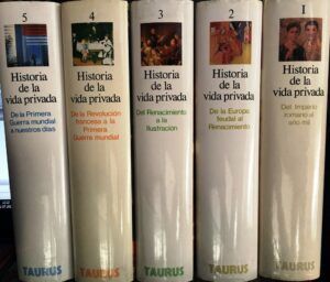 ARIÈS, Philippe y DUBY, Georges, dirs. - Historia de la Vida privada. Obra completa. 5 volúmenes.