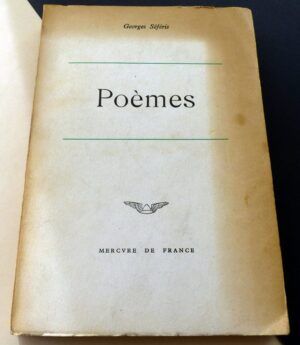 SÉFÉRIS, Georges - Poèmes (1933-1955)