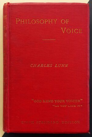 LUNN, Charles - Philosophy of Voice