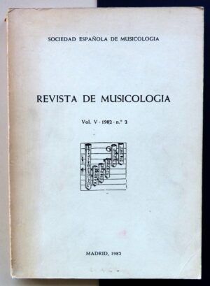 VV.AA - Revista de Musicología. Vol. V. nº2